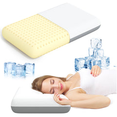 SWBVS Double Sided Functional Memory Foam Cooling Pillow.