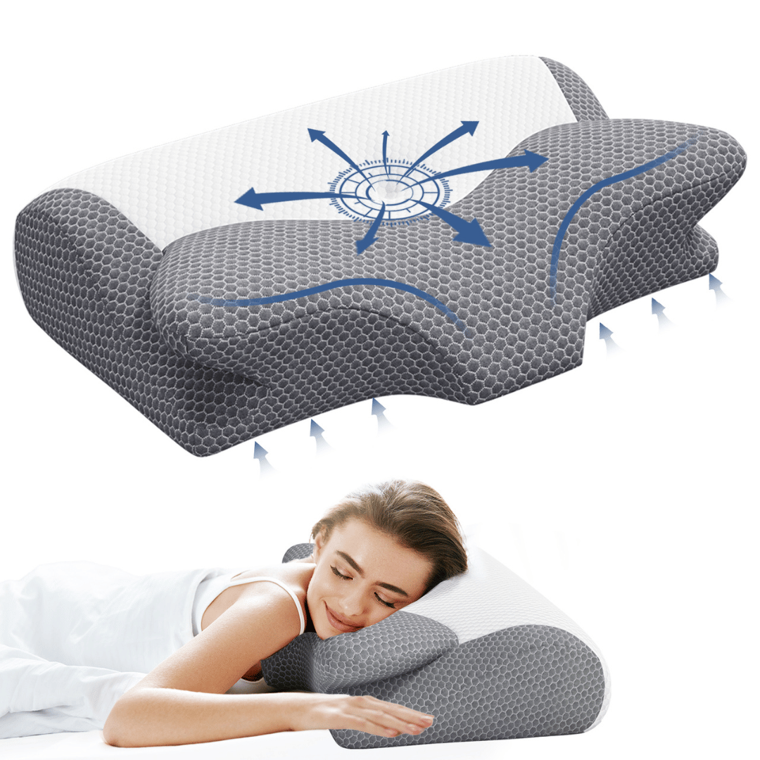 SWBVS Cervical Pillow - Ergonomic memory foam pillow for neck and shoulder pain relief 