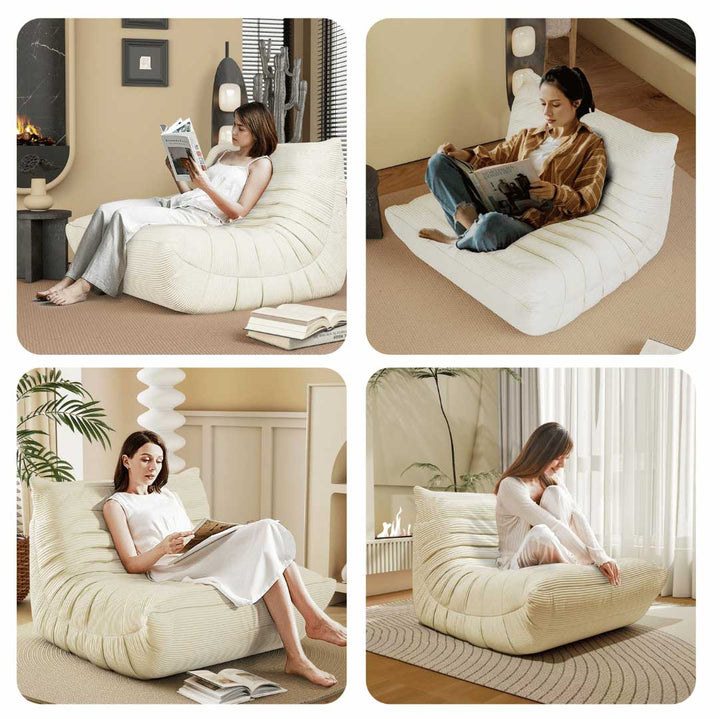 Ergonomically designed small sofa, lazy floor sofa for adults and kids -7