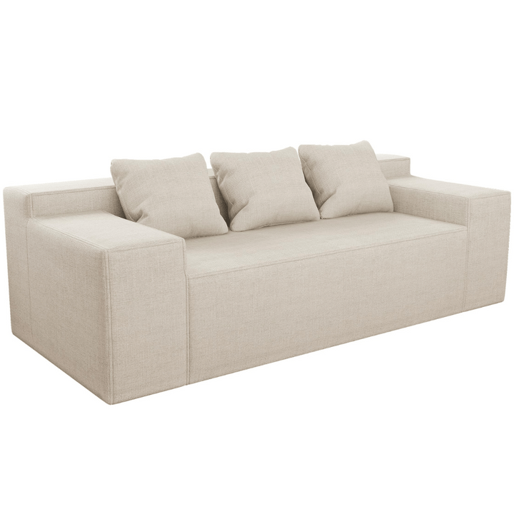 Stylish Hybrid Sofa-in-a-Box, No Assembly, Sleeper Sofa with Pillows