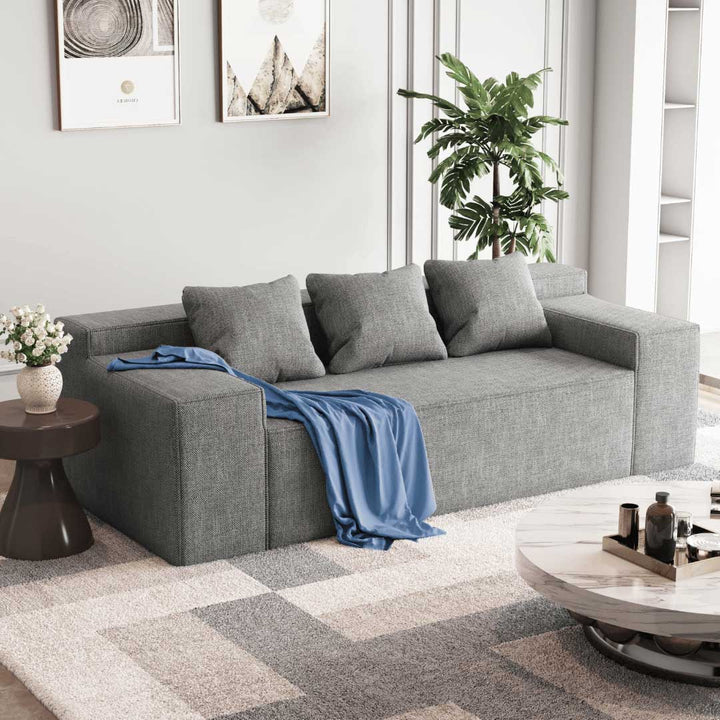 Stylish Hybrid Sofa-in-a-Box, No Assembly, Sleeper Sofa with Pillows -3