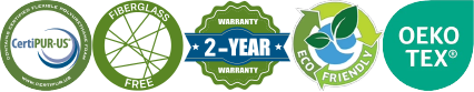 Trust Certified Logo 2-year warranty