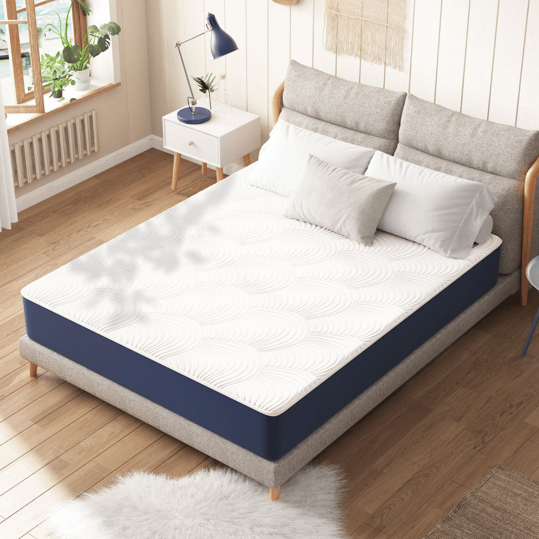 SWBVS 10 inch firm cooling gel memory foam mattress -3