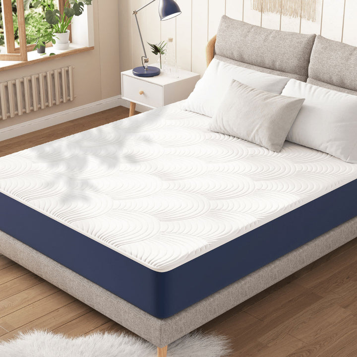 SWBVS 10 inch firm cooling gel memory foam mattress -6